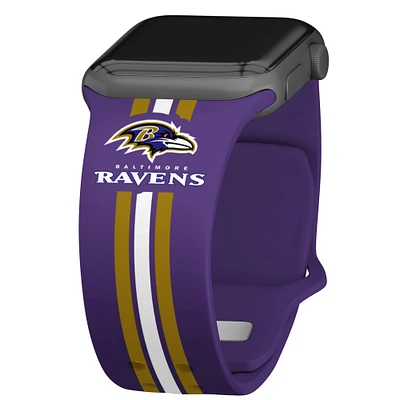 Baltimore Ravens Silicone Apple Watch Band
