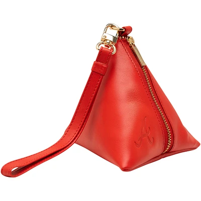 Lusso Atlanta Braves Rhea Dumpling Wristlet