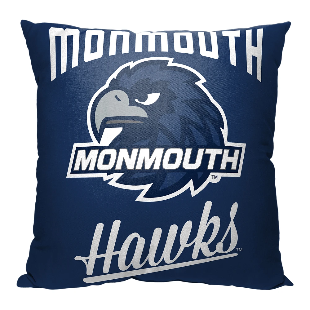 The Northwest Group Monmouth Hawks 18" x 18" Alumni Pillow
