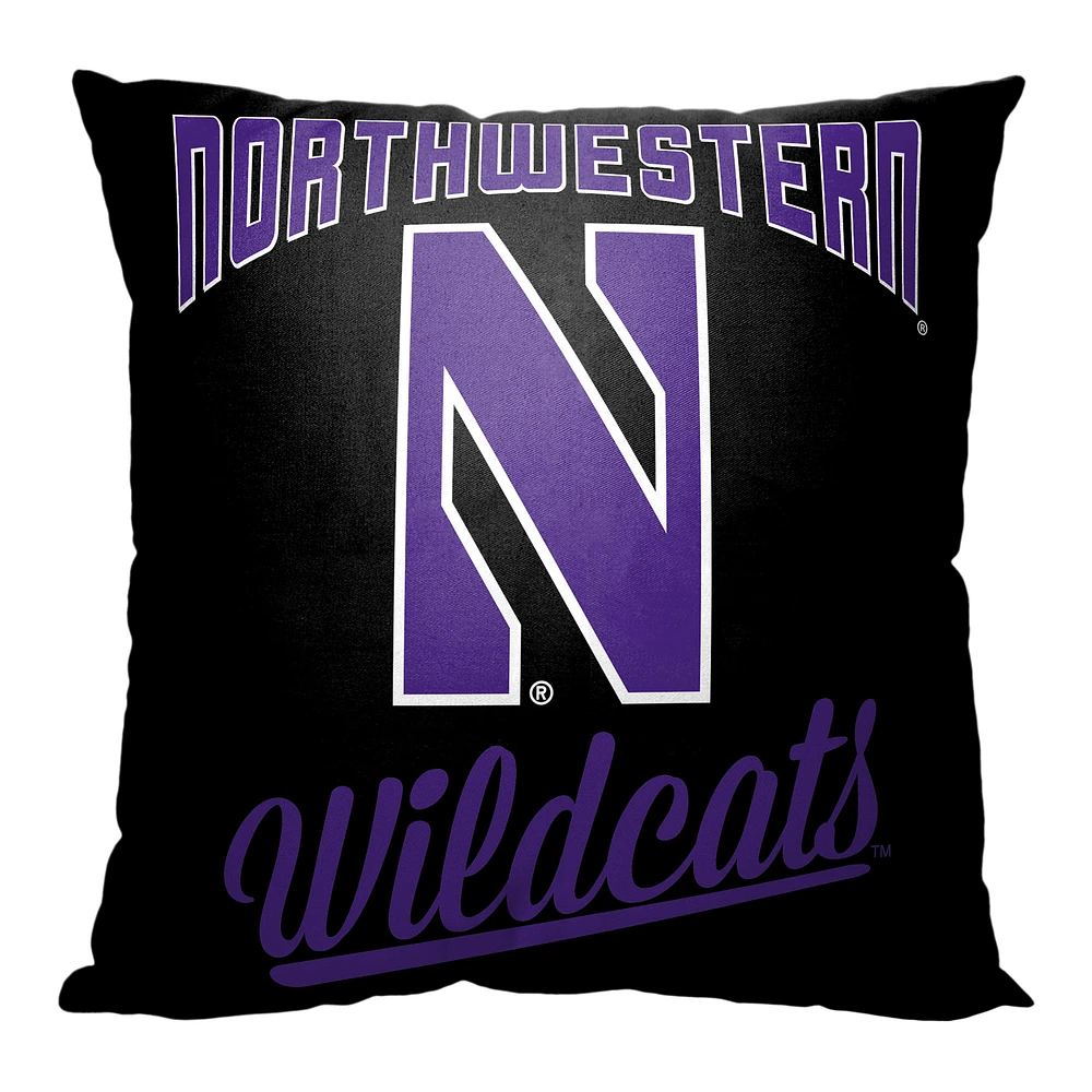 The Northwest Group Northwestern Wildcats 18" x 18" Alumni Pillow