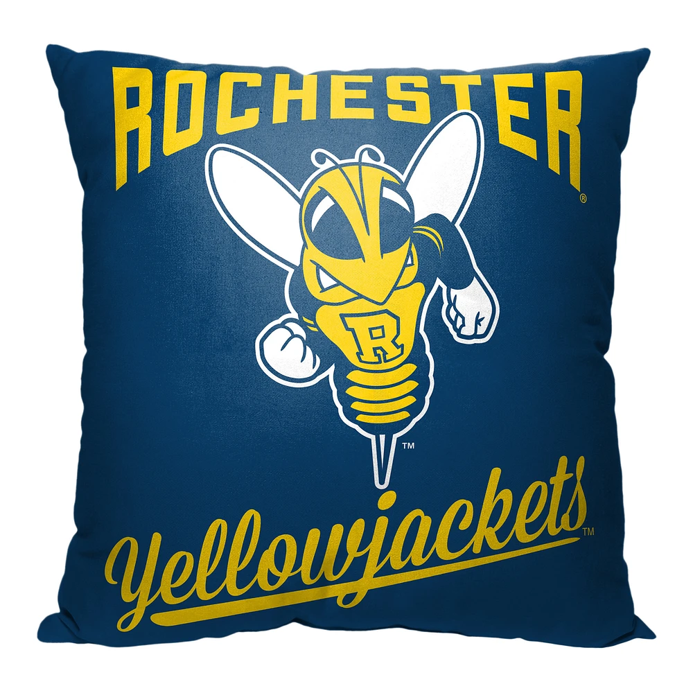 The Northwest Group Rochester Yellow Jackets 18" x 18" Alumni Pillow