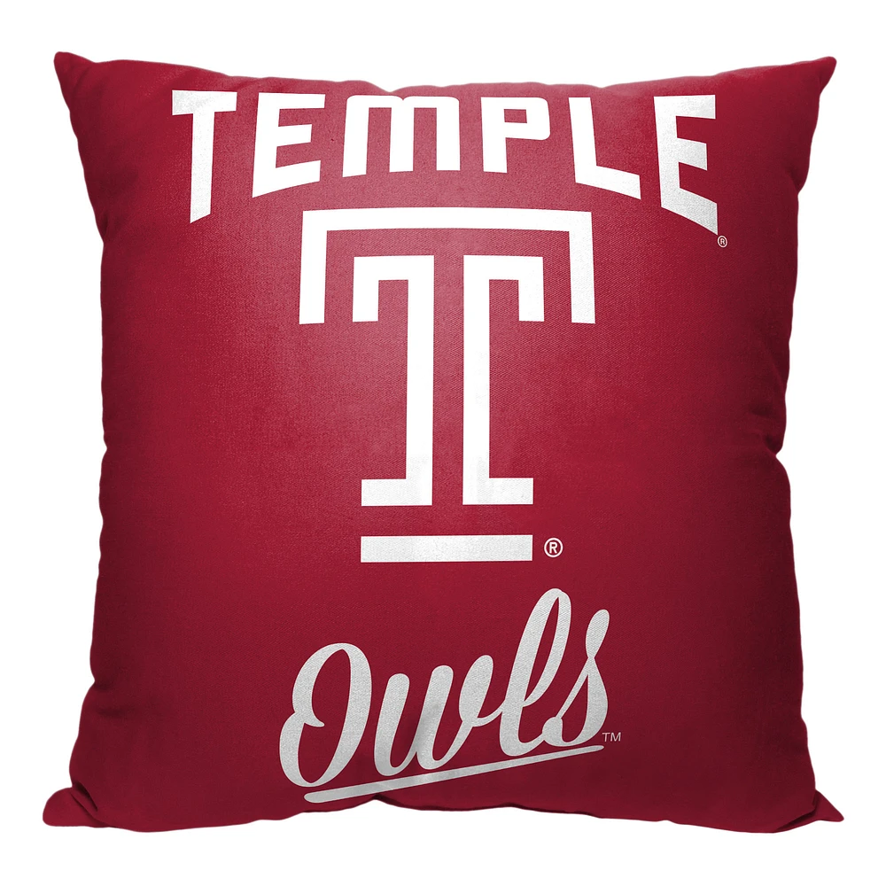 The Northwest Group Temple Owls 18" x 18" Alumni Pillow
