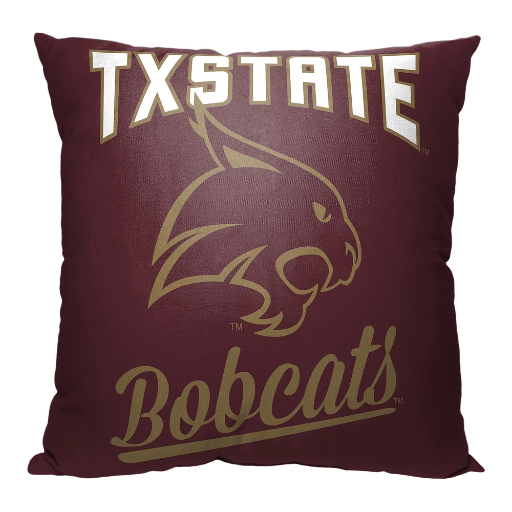 The Northwest Group Texas State Bobcats 18" x 18" Alumni Pillow