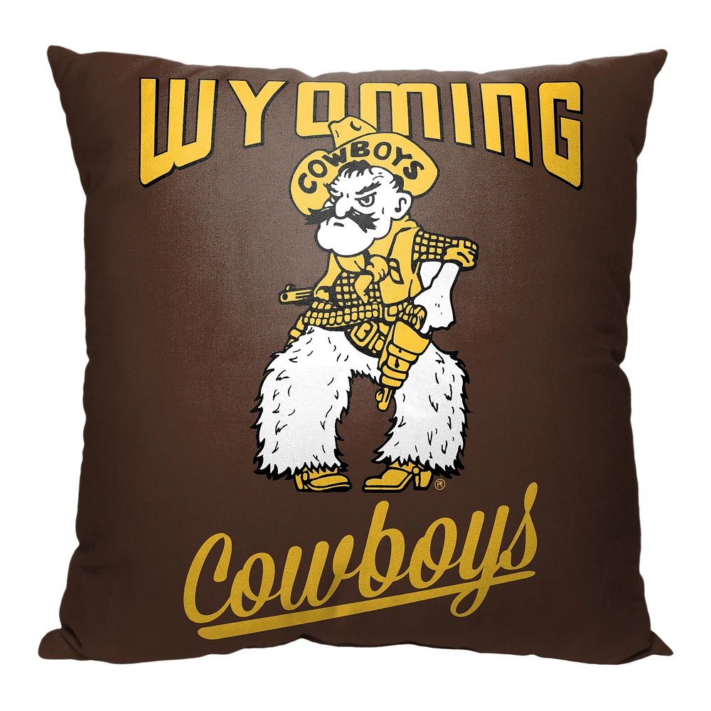 The Northwest Group Wyoming Cowboys 18" x 18" Alumni Pillow
