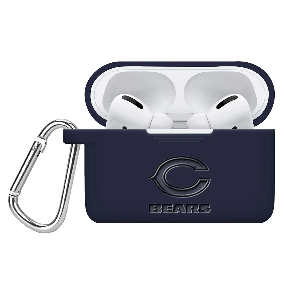 Chicago Bears Debossed Silicone Airpods Pro Case Cover