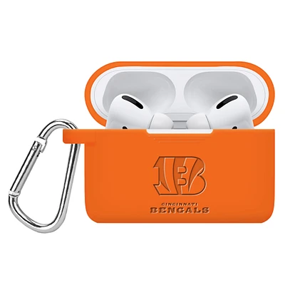 Cincinnati Bengals Debossed Silicone Airpods Pro Case Cover