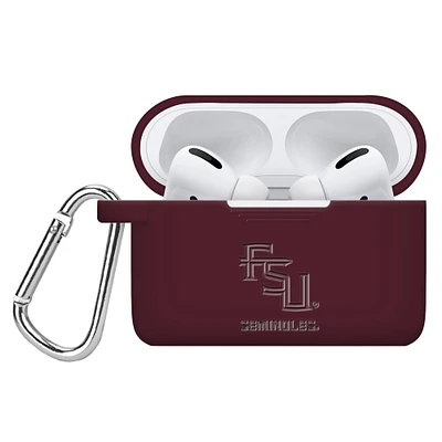 Florida State Seminoles Debossed Silicone Airpods Pro Case Cover