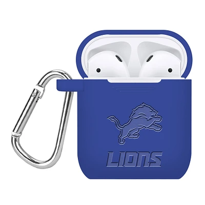 Detroit Lions Debossed Silicone AirPods Case Cover
