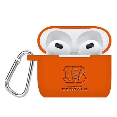 Cincinnati Bengals Debossed Silicone AirPods Gen Three Case Cover