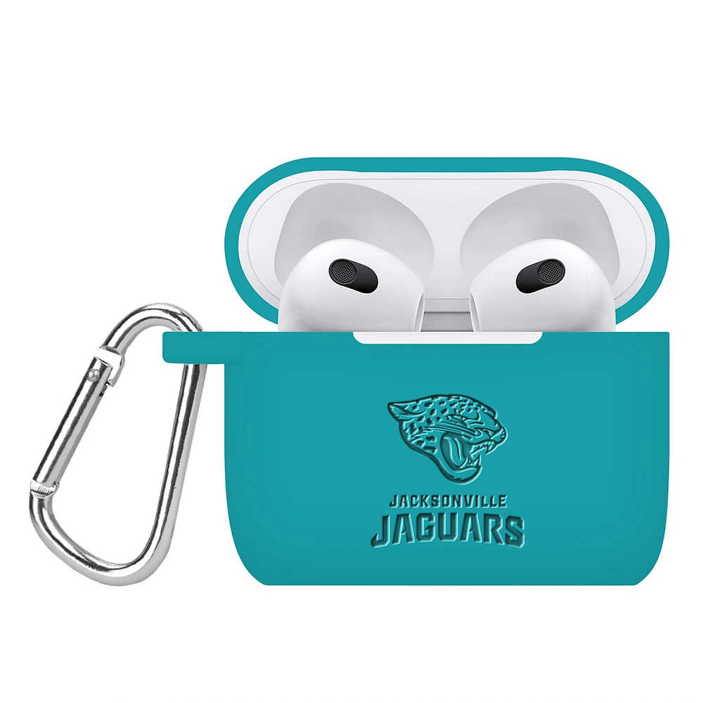 Jacksonville Jaguars Debossed Silicone AirPods Gen Three Case Cover