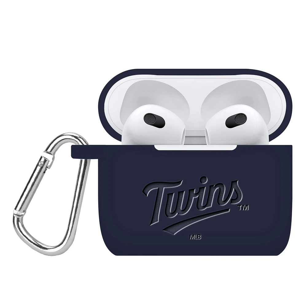Minnesota Twins Debossed Silicone AirPods Gen Three Case Cover