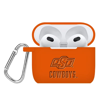 Oklahoma State Cowboys Debossed Silicone AirPods Gen Three Case Cover