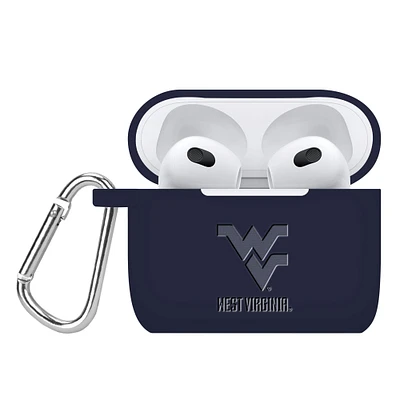 West Virginia Mountaineers Debossed Silicone AirPods Gen Three Case Cover