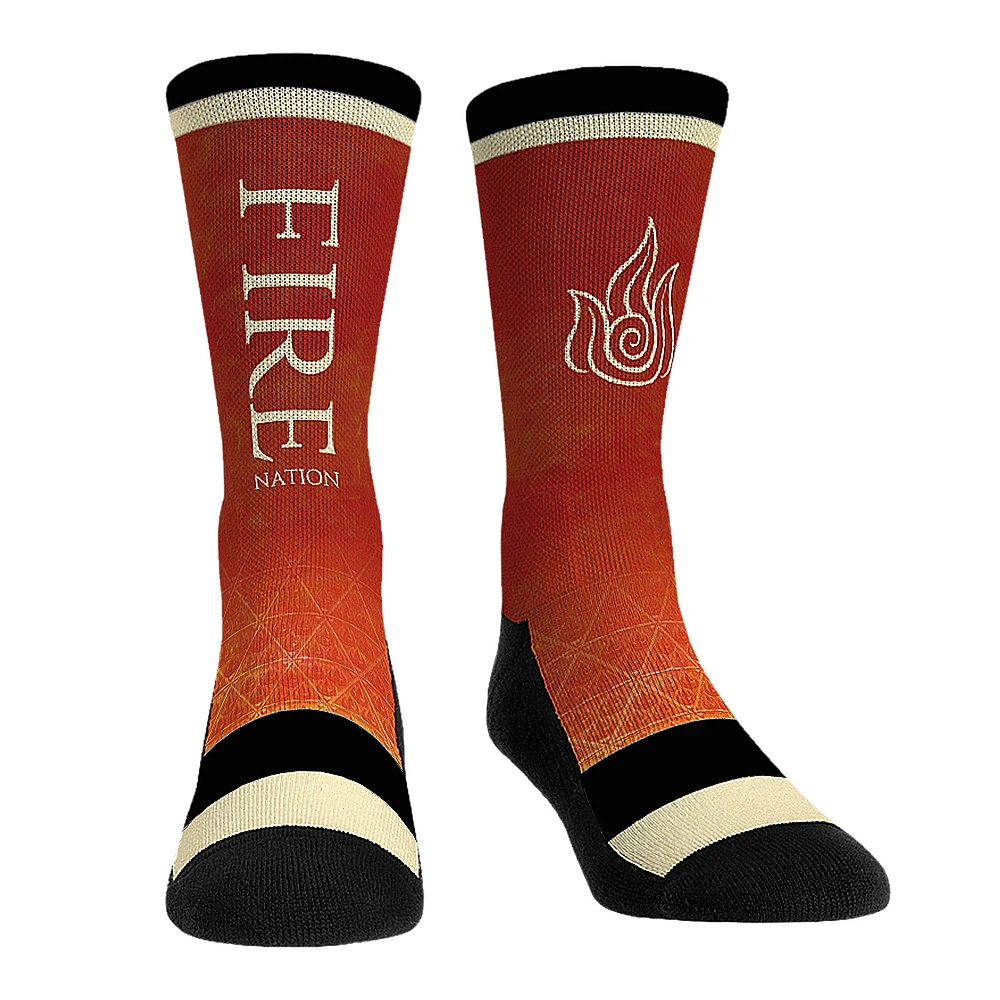 Unisex Rock Em Socks Avatar: The Last Airbender Fire Nation Jersey Crew
