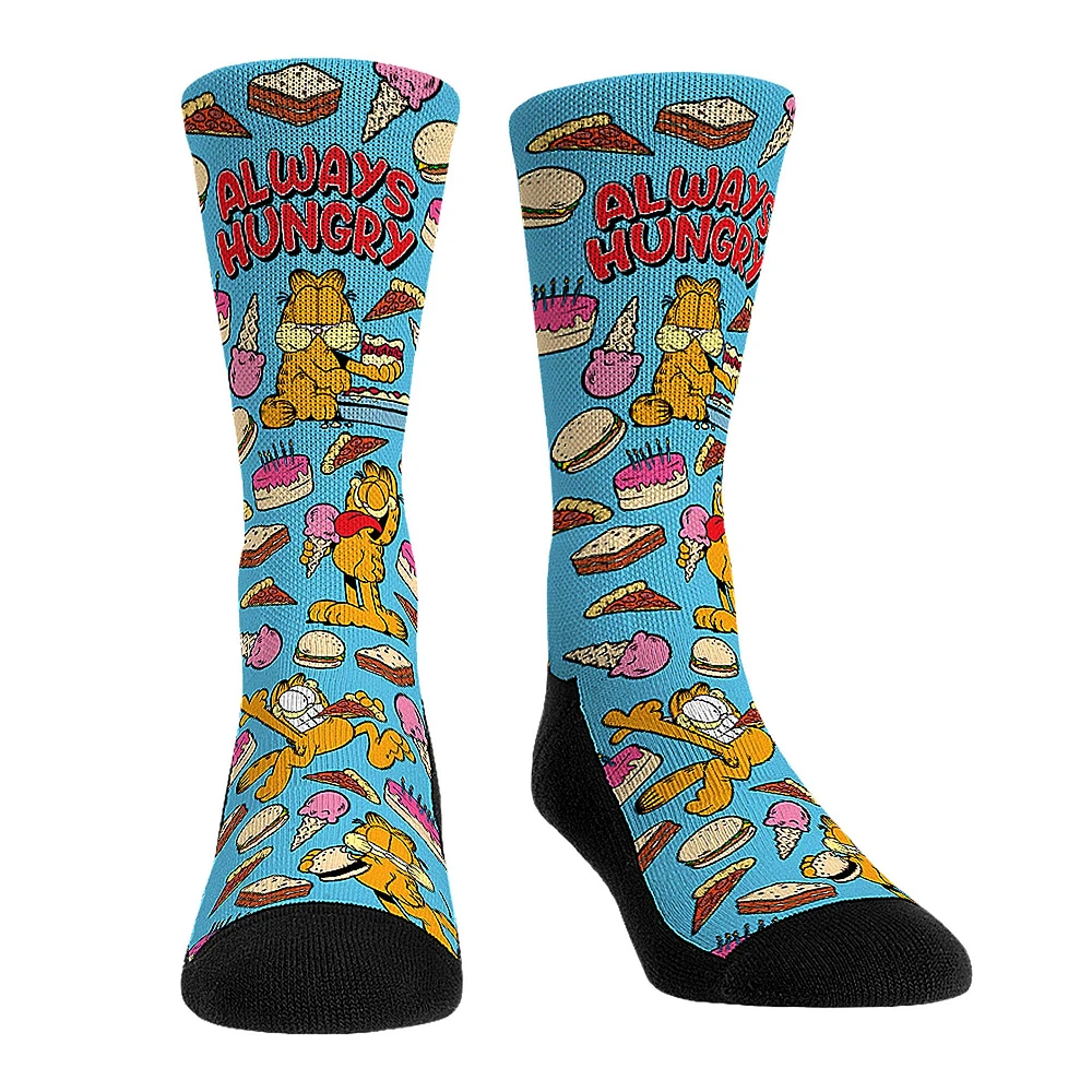 Unisex Rock Em Socks Garfield Always Hungry Crew