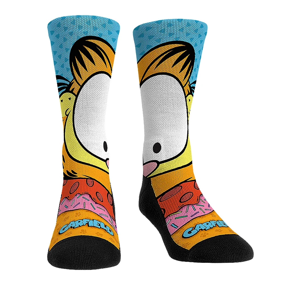 Unisex Rock Em Socks Garfield Split Face Crew