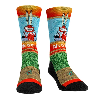 Unisex Rock Em Socks SpongeBob SquarePants Mr. Krabs Showtime Crew
