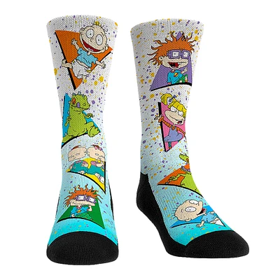 Unisex Rock Em Socks Rugrats Triangle Throwback Crew