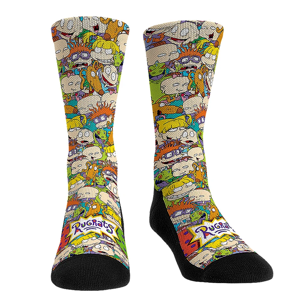 Unisex Rock Em Socks Rugrats Stacked Characters Crew