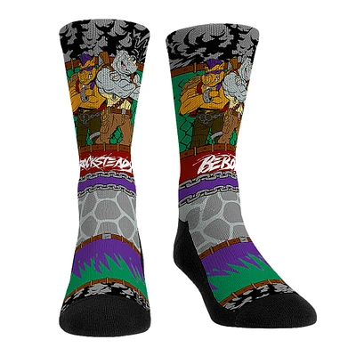 Unisex Rock Em Socks Teenage Mutant Ninja Turtles Rocksteady & Bebop Showtime Crew