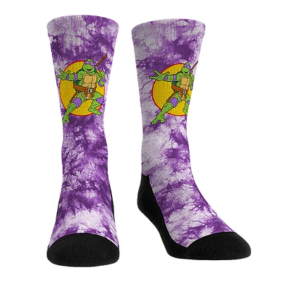 Unisex Rock Em Socks Teenage Mutant Ninja Turtles Donatello Tie-Dye Crew