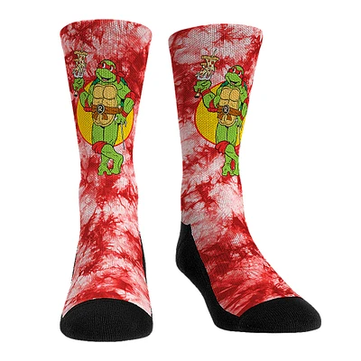 Unisex Rock Em Socks Teenage Mutant Ninja Turtles Raphael Tie-Dye Crew