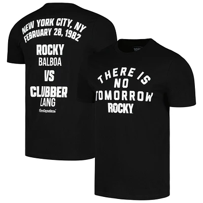 Unisex Contenders Clothing Black Rocky There Is No Tomorrow T-Shirt