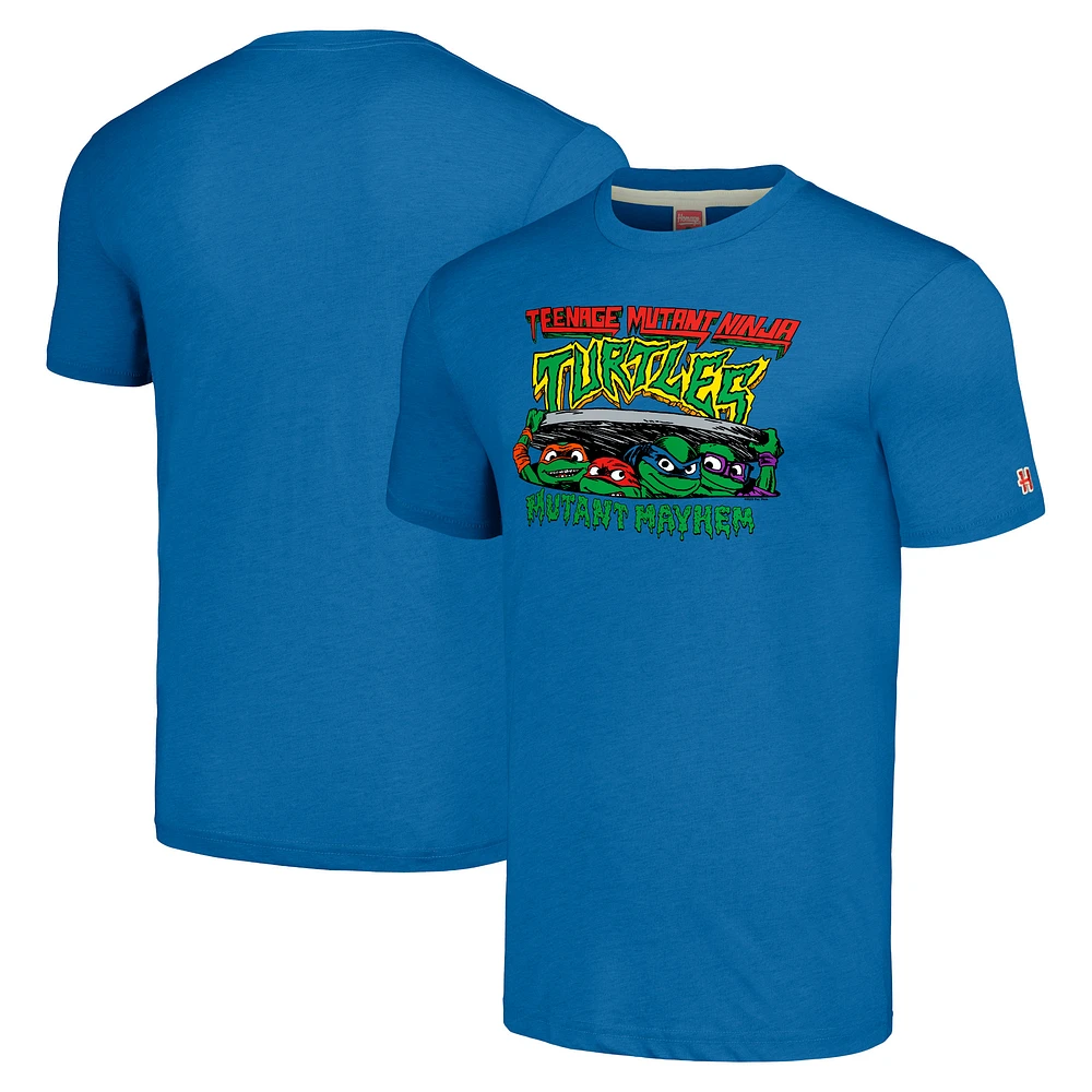 Unisex Homage Royal Teenage Mutant Ninja Turtles Mayhem Graphic Tri-Blend T-Shirt