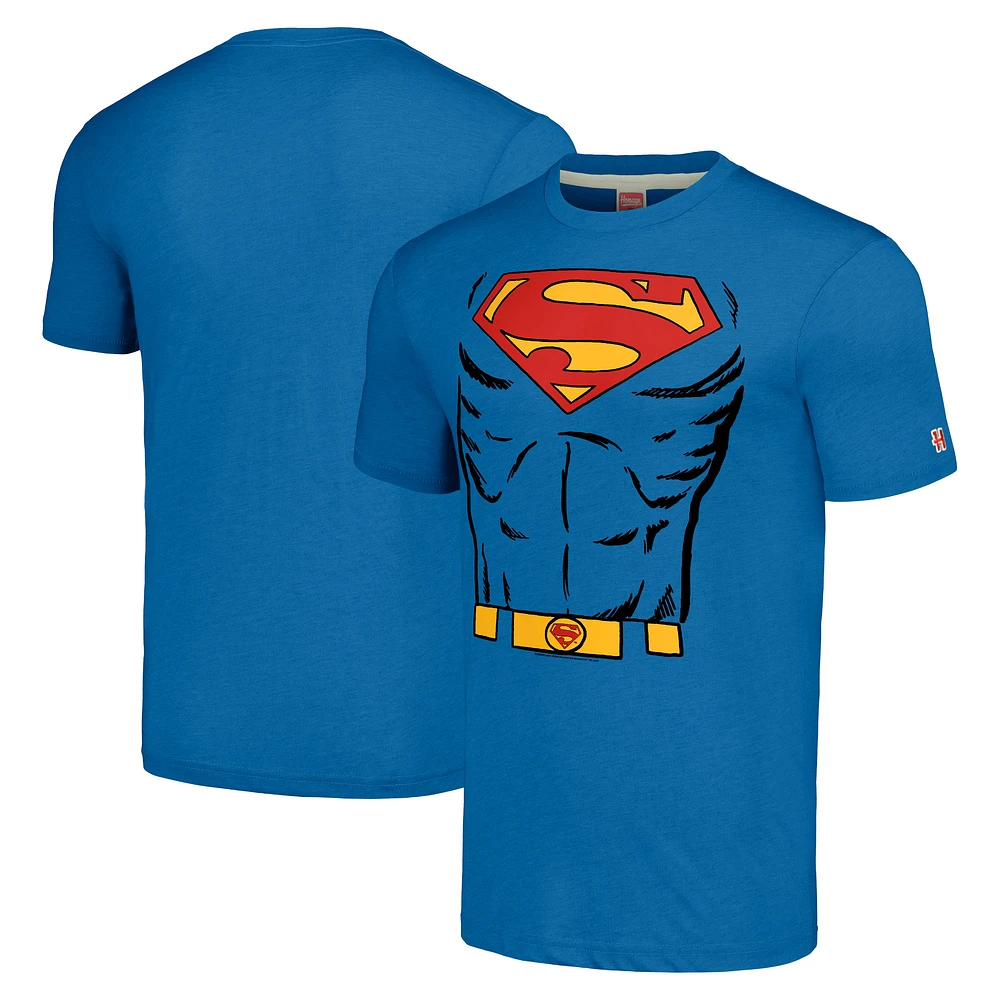 Unisex Homage Royal Superman Costume Graphic Tri-Blend T-Shirt