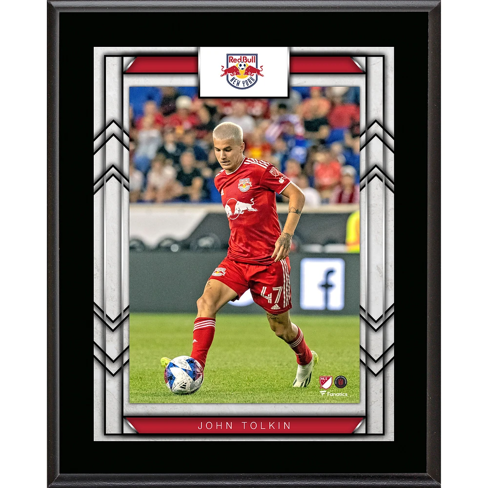John Tolkin New York Red Bulls 10.5" x 13" Sublimated Player Plaque