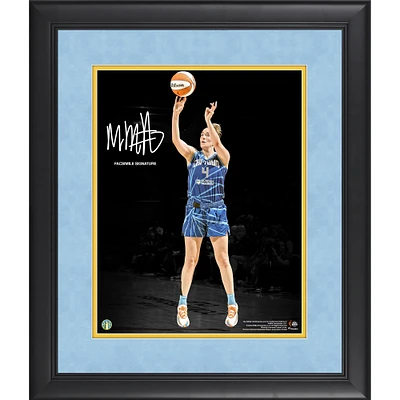Marina Mabrey Chicago Sky Framed 11" x 14" Spotlight Photograph - Facsimile Signature