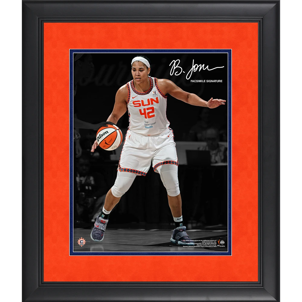 Brionna Jones Connecticut Sun Facsimile Signature Framed 11" x 14" Spotlight Photograph
