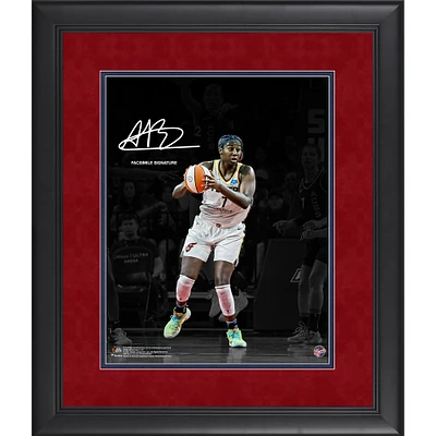Aliyah Boston Indiana Fever Framed 11" x 14" Spotlight Photograph - Facsimile Signature
