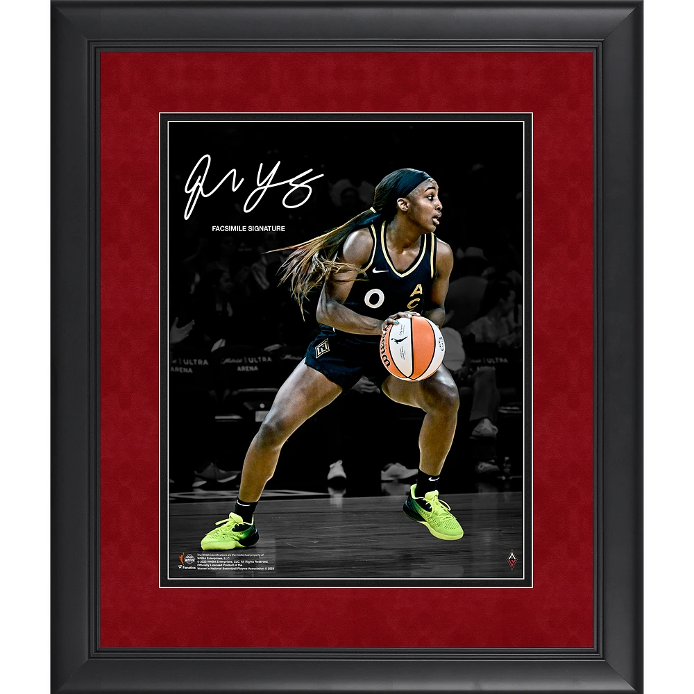 Jackie Young Las Vegas Aces Facsimile Signature Framed 11" x 14" Spotlight Photograph