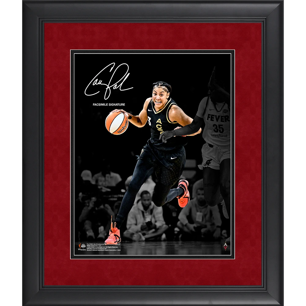 Candace Parker Las Vegas Aces Facsimile Signature Framed 11" x 14" Spotlight Photograph