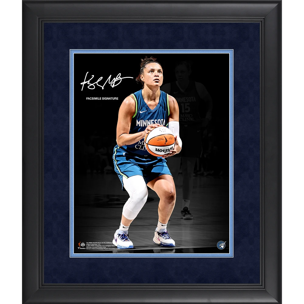 Kayla McBride Minnesota Lynx Facsimile Signature Framed 11" x 14" Spotlight Photograph