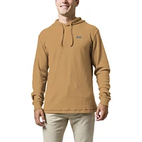 Men's League Collegiate Wear  Tan UCLA Bruins Waffle Knit Pullover Hoodie