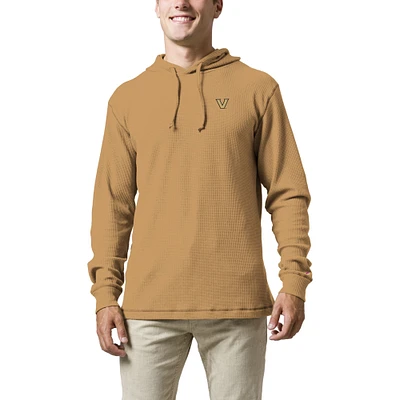 Men's League Collegiate Wear  Tan Vanderbilt Commodores Waffle Knit Pullover Hoodie