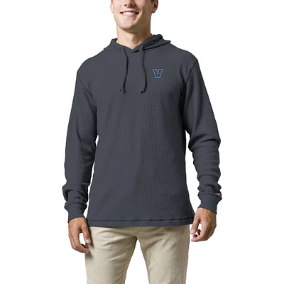 Men's League Collegiate Wear  Navy Villanova Wildcats Waffle Knit Pullover Hoodie