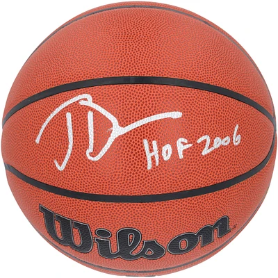 Joe Dumars Detroit Pistons Autographed Wilson Replica Basketball with "HOF 2006" Inscription