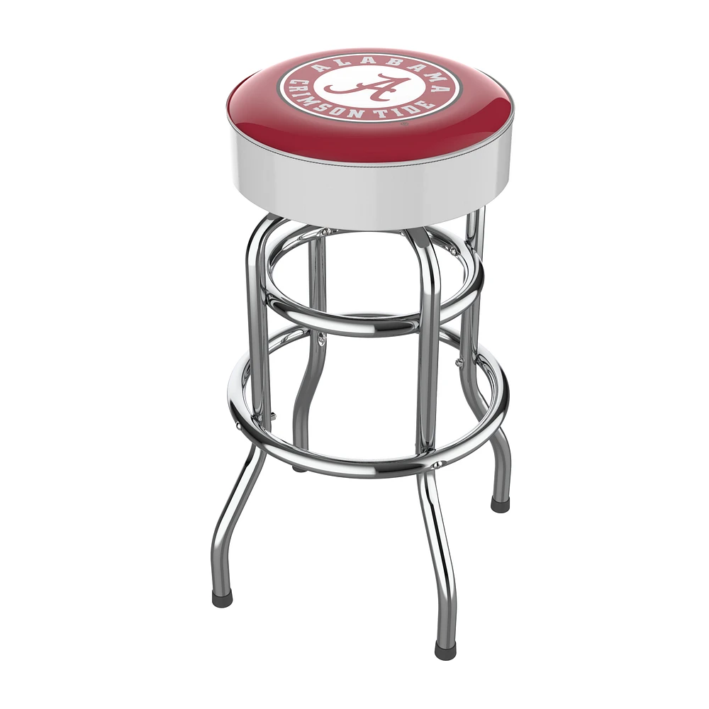 Imperial Alabama Crimson Tide Team Chrome Bar Stool