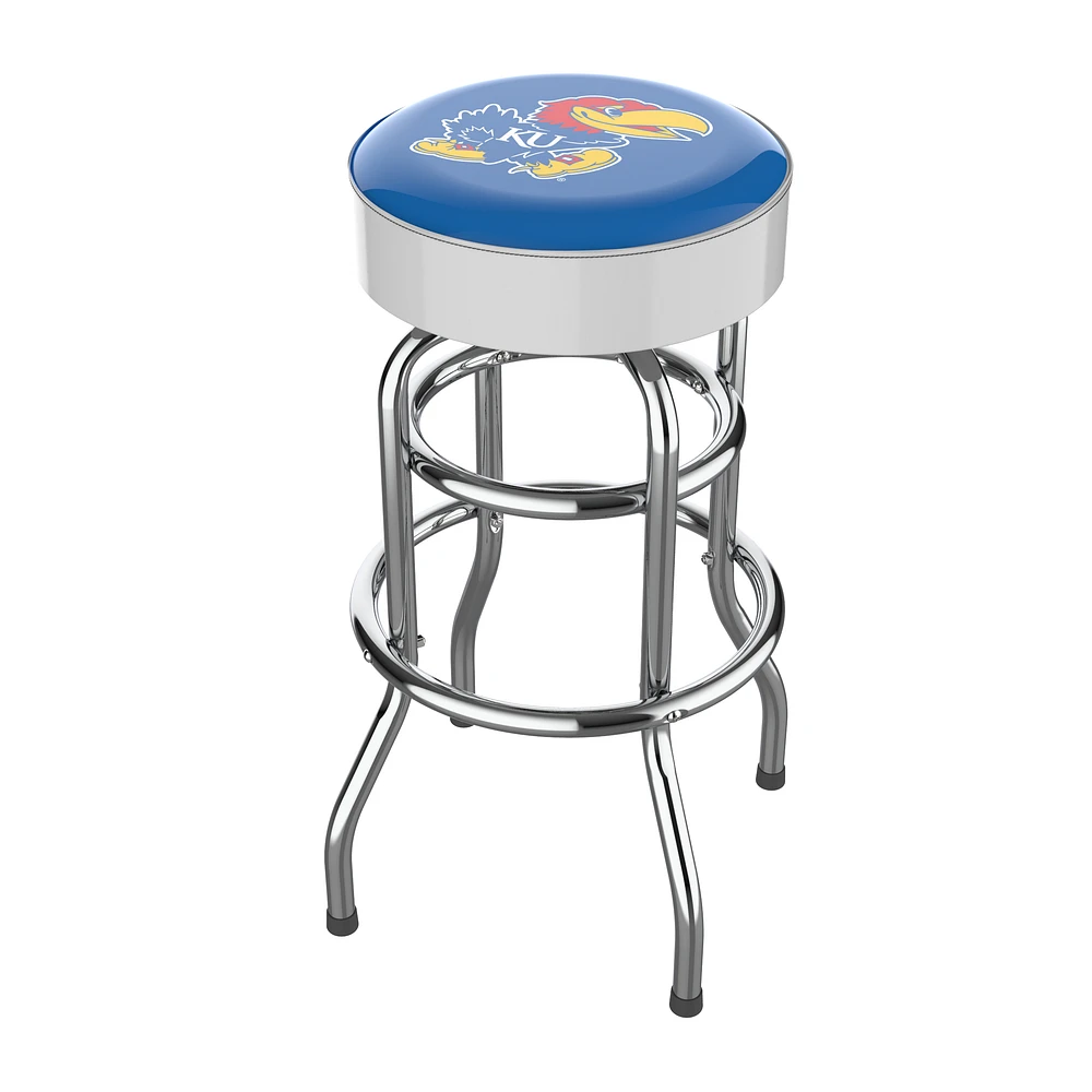 Imperial Kansas Jayhawks Team Chrome Bar Stool