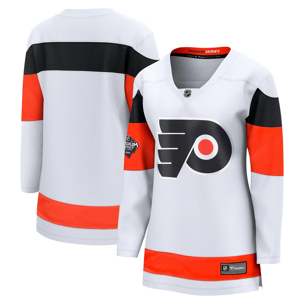 Women's Fanatics White Philadelphia Flyers 2024 NHL Stadium Series Breakaway Jersey