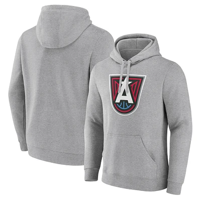 Men's Gray Atlanta Dream Primary Logo Pullover Hoodie