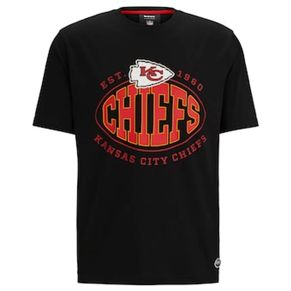 Men's BOSS X NFL Black Kansas City Chiefs Trap T-Shirt