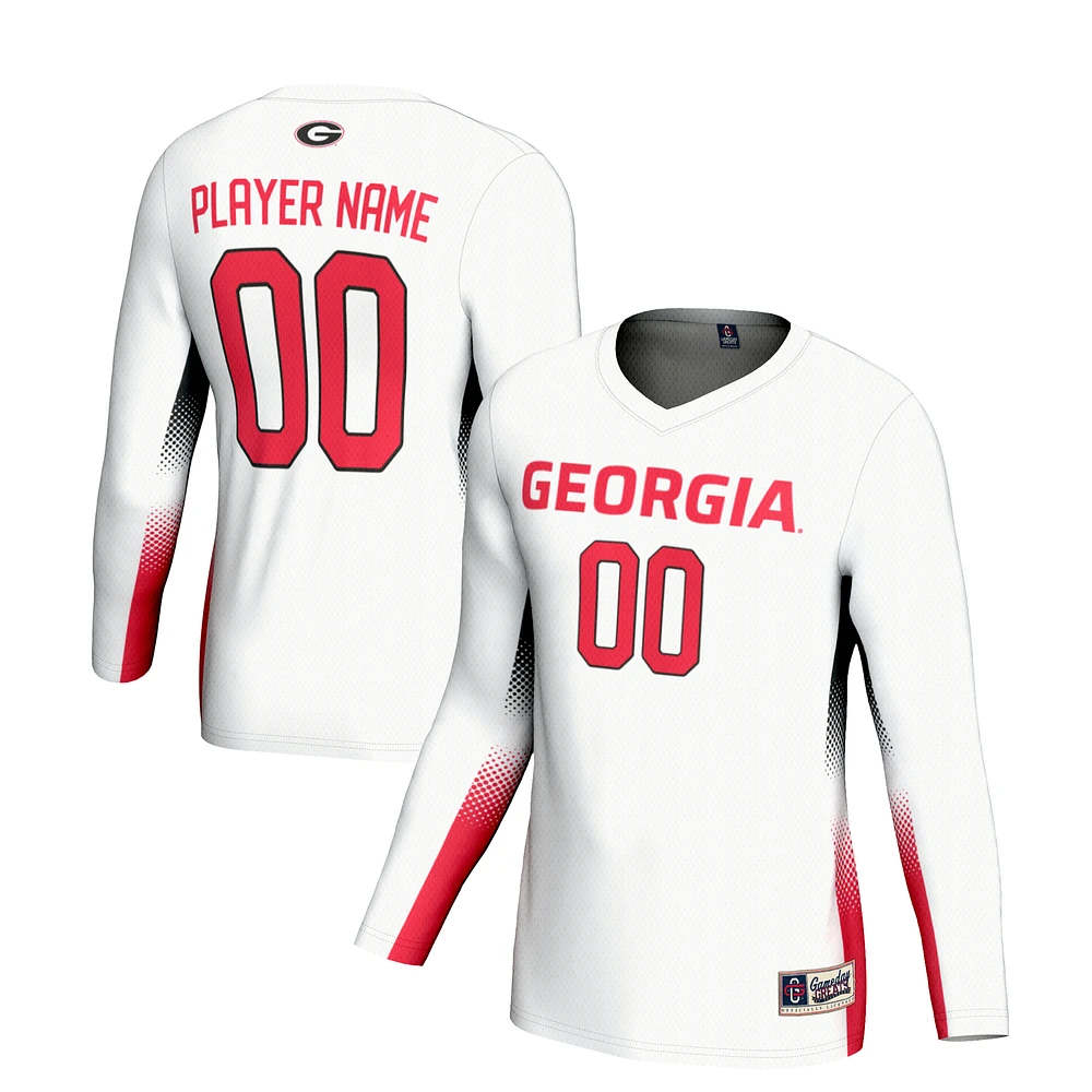 Unisex GameDay Greats White Georgia Bulldogs NIL Lightweight Volleyball Jersey