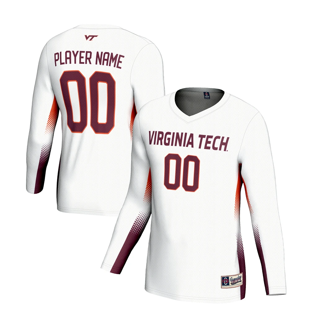 Unisex GameDay Greats White Virginia Tech Hokies NIL Lightweight Volleyball Jersey