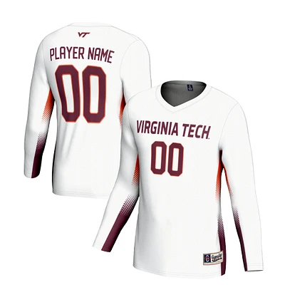 Youth GameDay Greats White Virginia Tech Hokies NIL Lightweight Volleyball Jersey