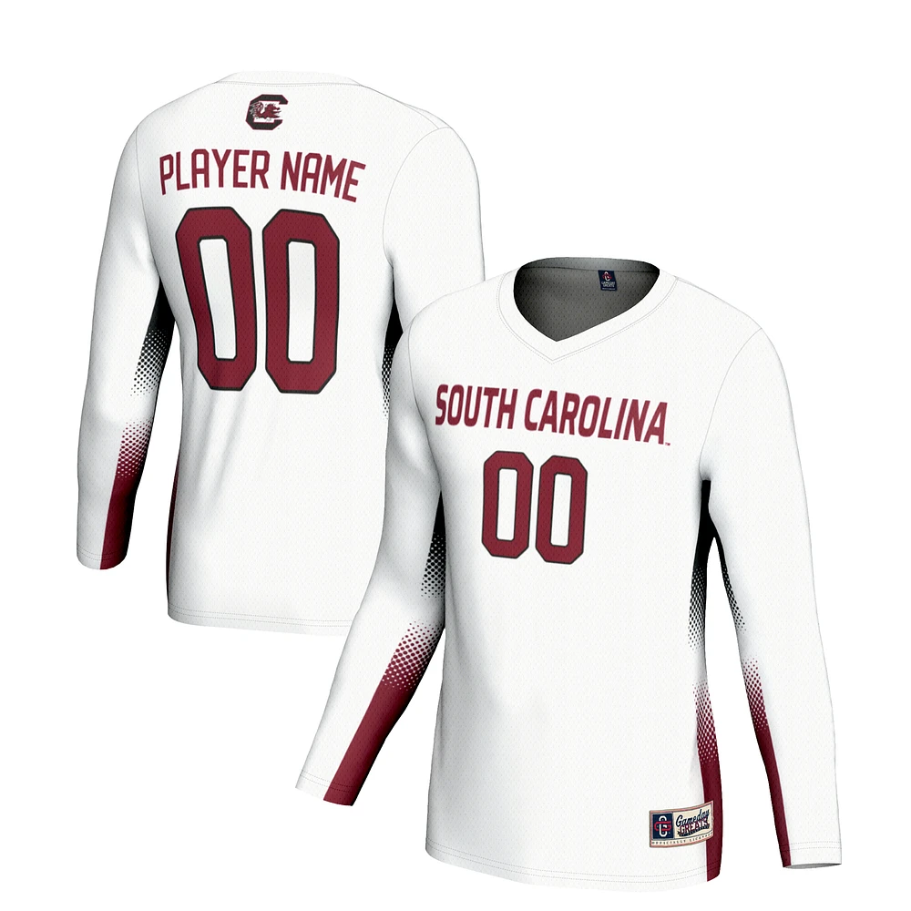 Youth GameDay Greats White South Carolina Gamecocks NIL Lightweight Volleyball Jersey