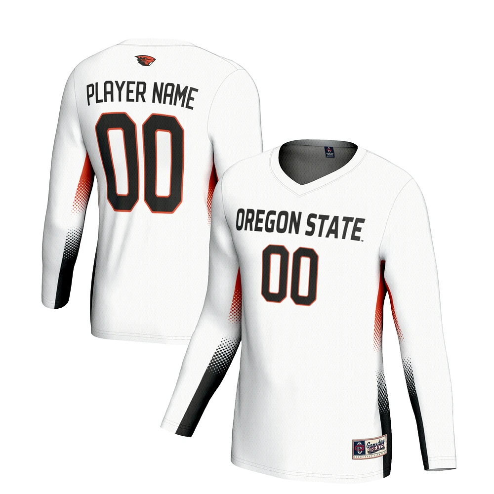 Unisex GameDay Greats White Oregon State Beavers NIL Lightweight Volleyball Jersey